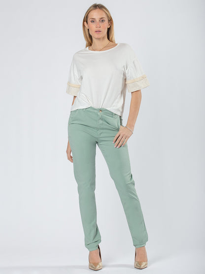 Chinos stretch cotton trousers