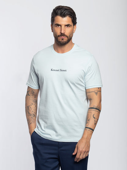 T-shirt in cotone con mini logo