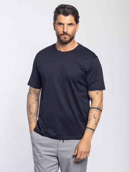 T-shirt in cotone mercerized
