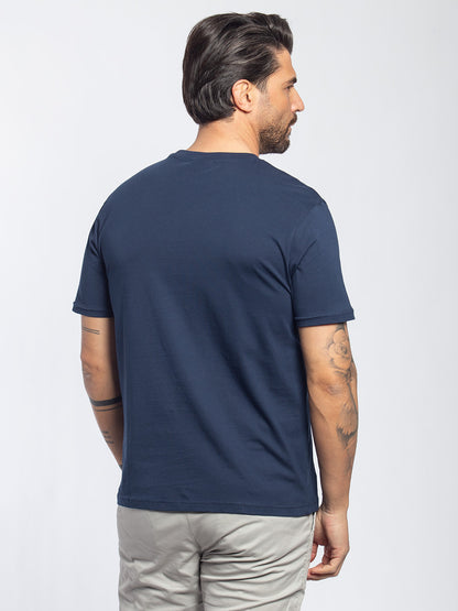 T-shirt in cotone con mini logo
