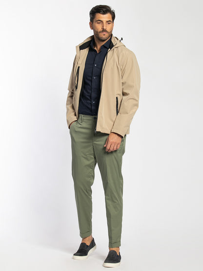 Caban con cappuccio staccabile