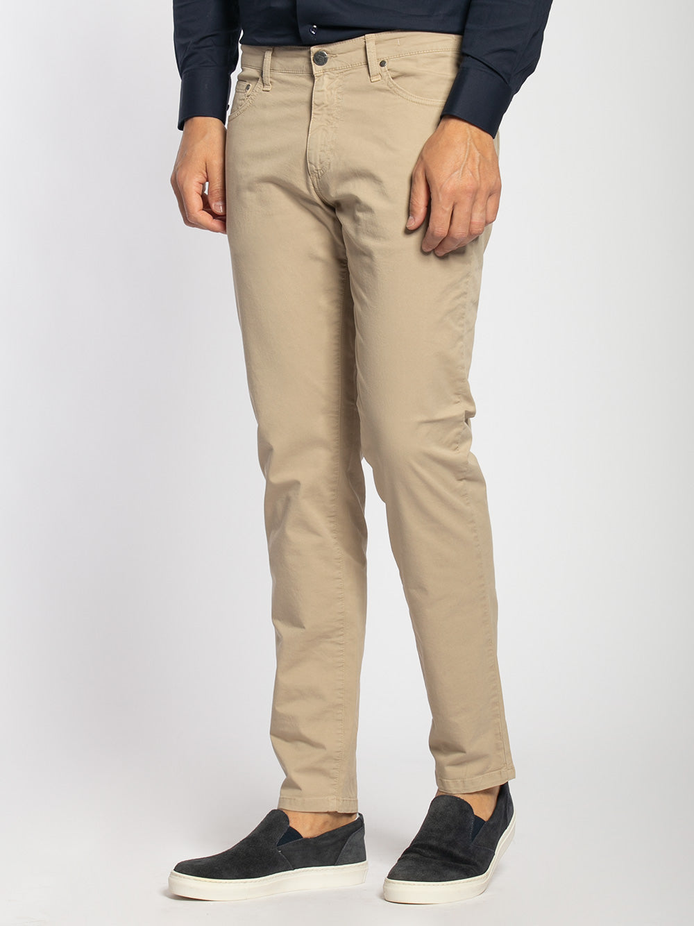 Pantalone in cotone 5 tasche