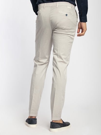 Pantalone estivo in cotone microstampa