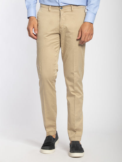 Pantalone estivo in cotone microstampa
