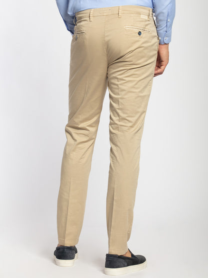 Pantalone estivo in cotone microstampa