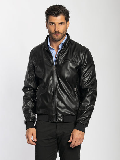 Bomber primaverile similpelle