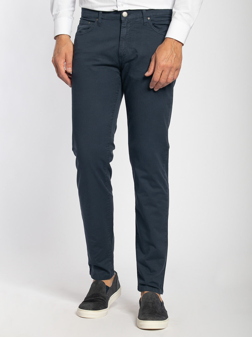Pantalone in cotone 5 tasche