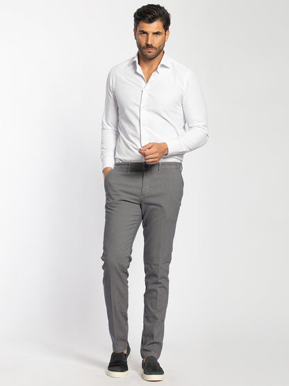 Pantalone estivo in cotone microarmatura