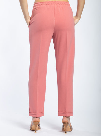 Pantalone elastico con fiocco in vita
