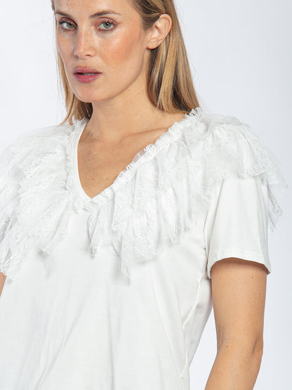 T-shirt a maniche corte in cotone