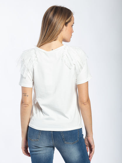 T-shirt a maniche corte in cotone