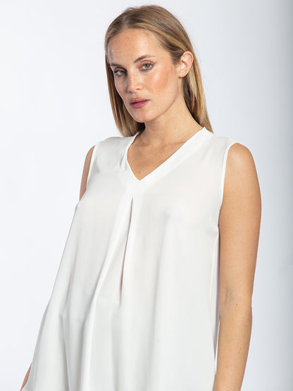 Blusa in georgette giromanica