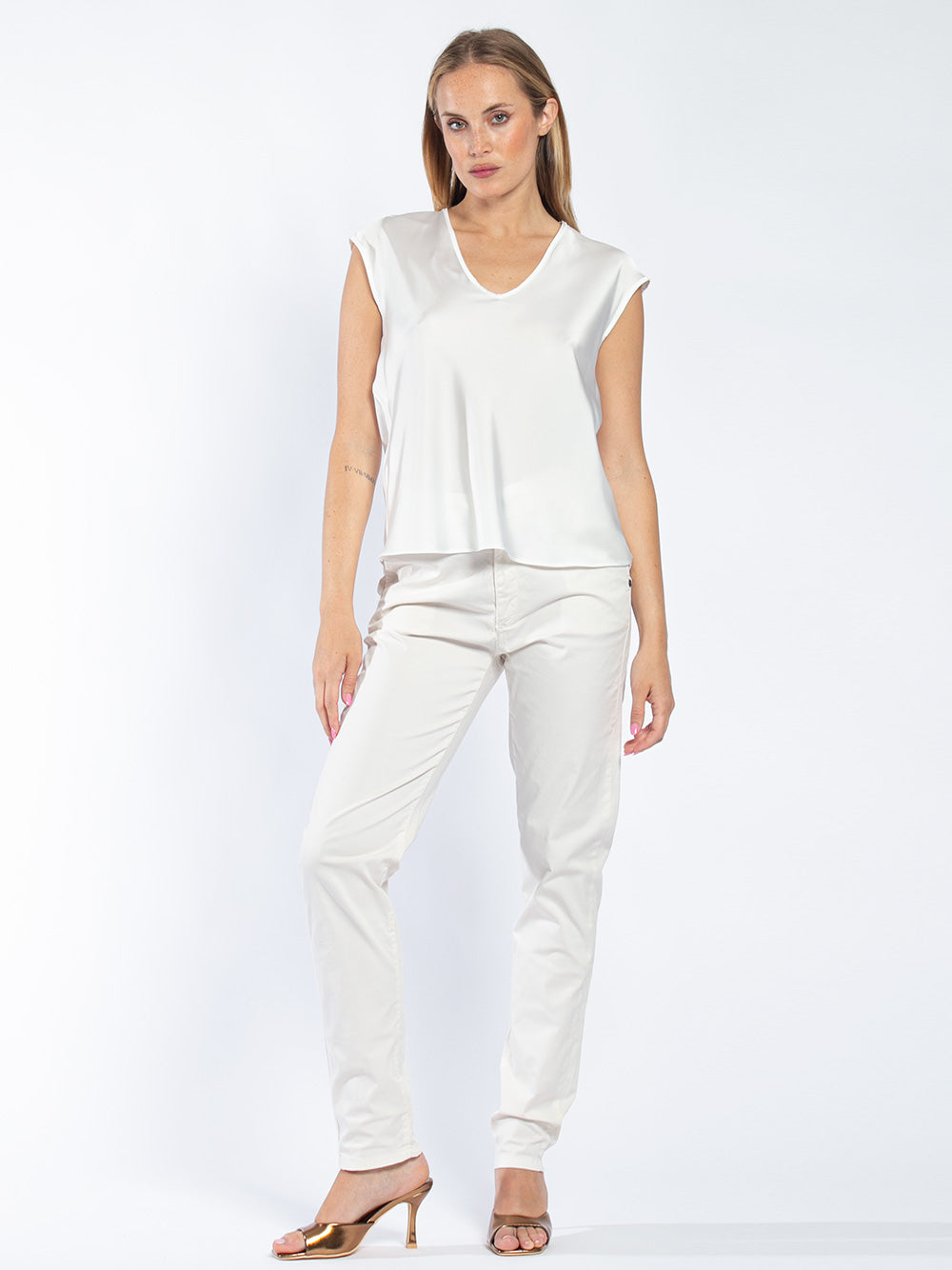 Blusa in raso
