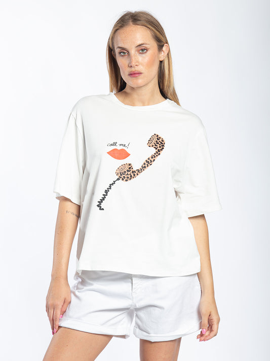 T-shirt manica tre quarti