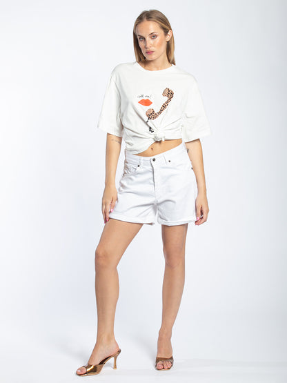 T-shirt manica tre quarti