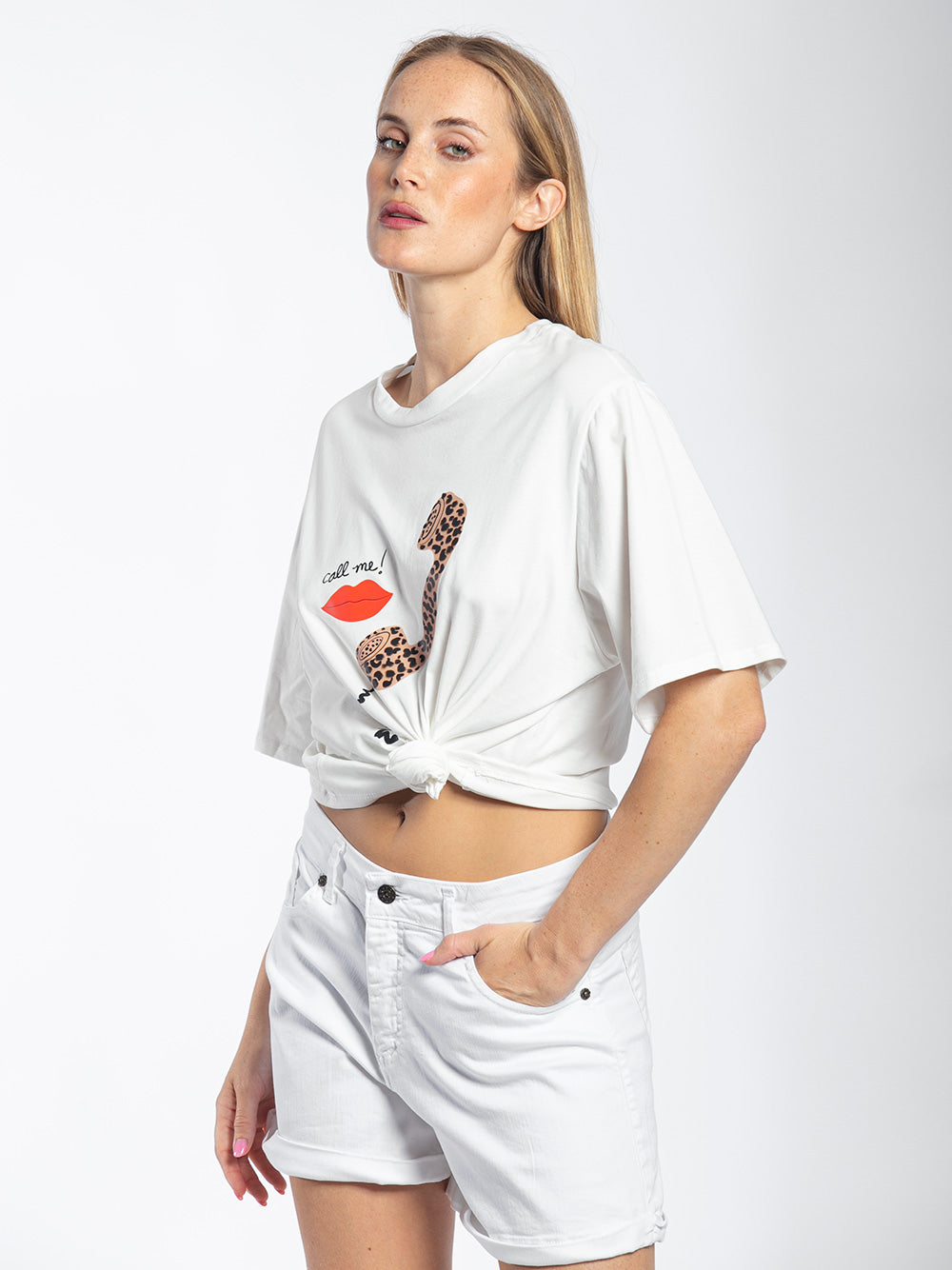 T-shirt manica tre quarti