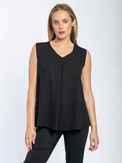 Blusa in georgette giromanica