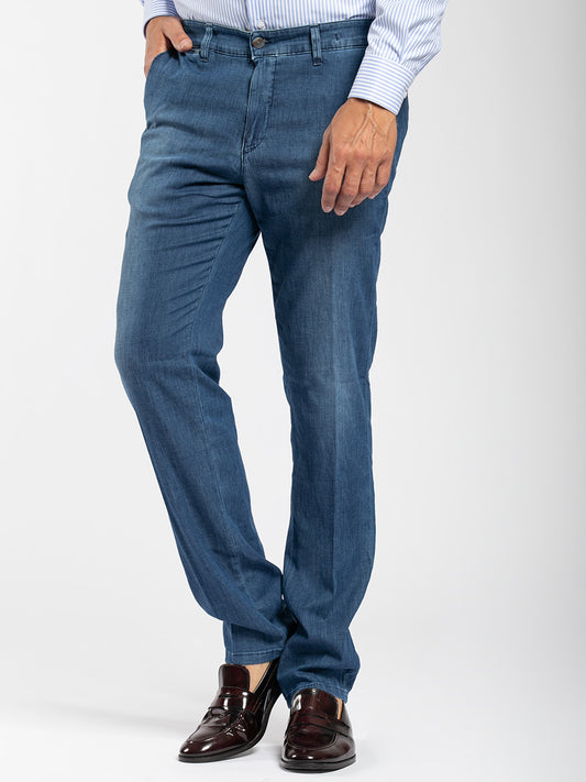 Jeans chino chambray