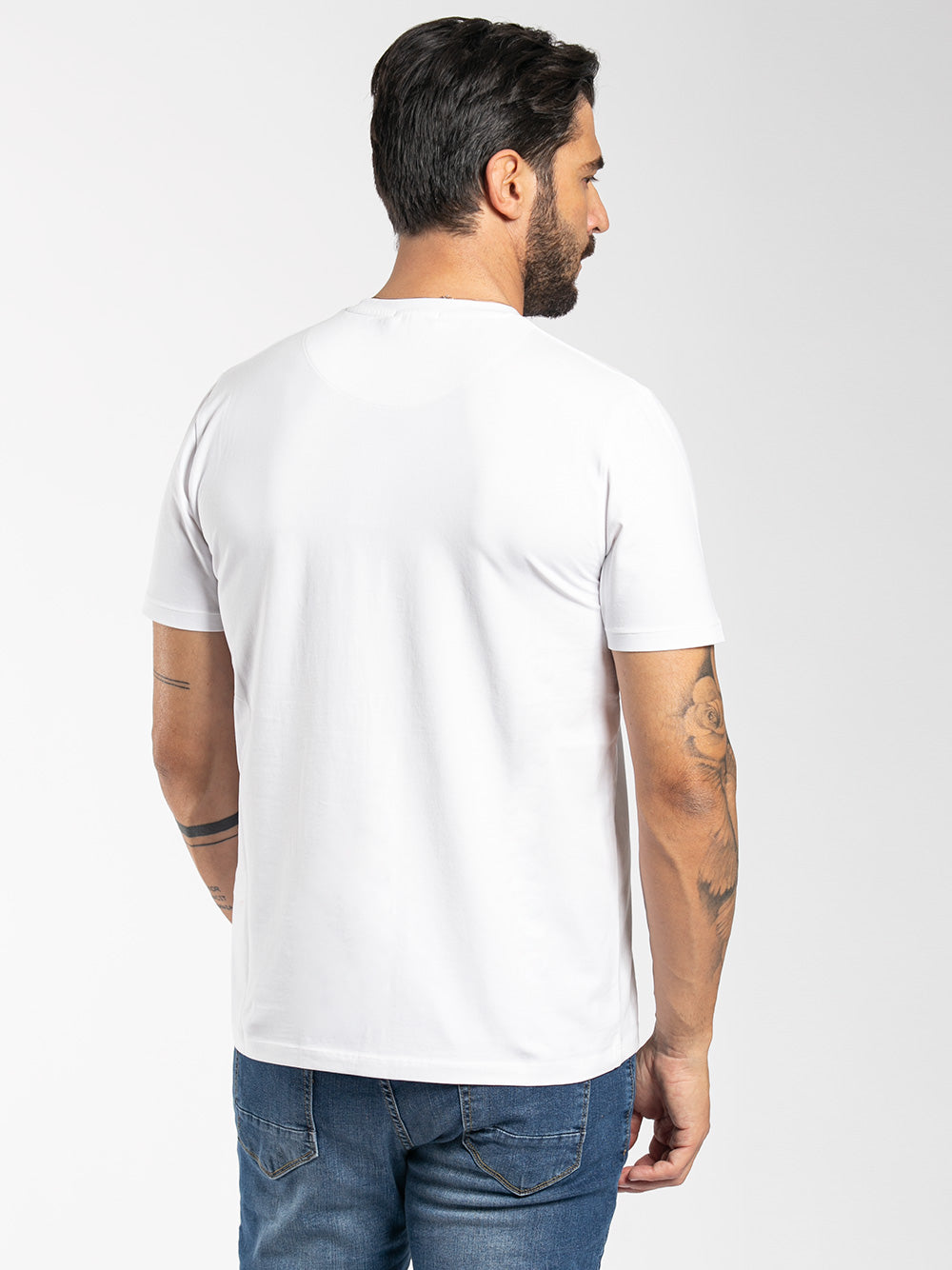 T-shirt con stampa in cotone