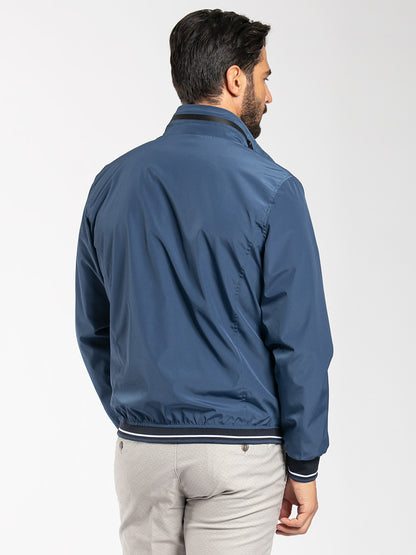 Bomber con zip termosaldata