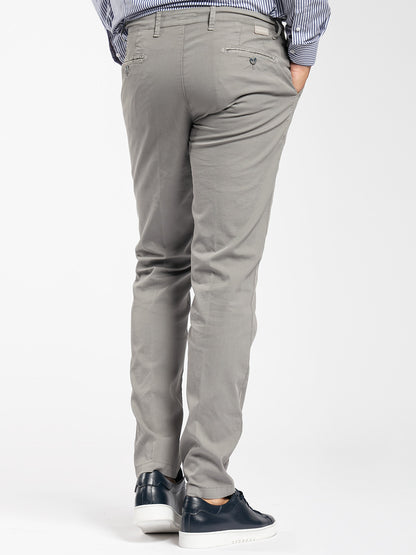 Pantalone in cotone piquet