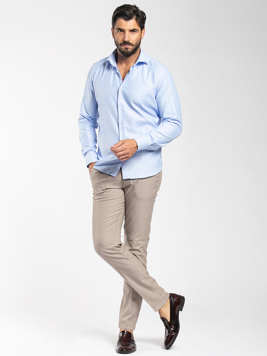 Camicia in oxford nido d'ape