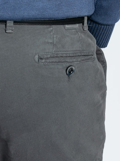 Pantalone in cotone piquet