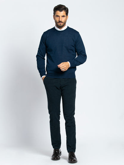 Pantalone chino in velluto
