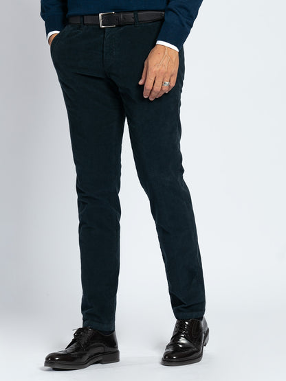 Pantalone chino in velluto