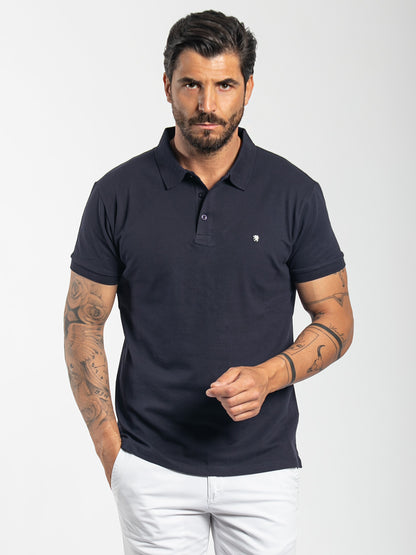 Polo basic in cotone piquet stretch