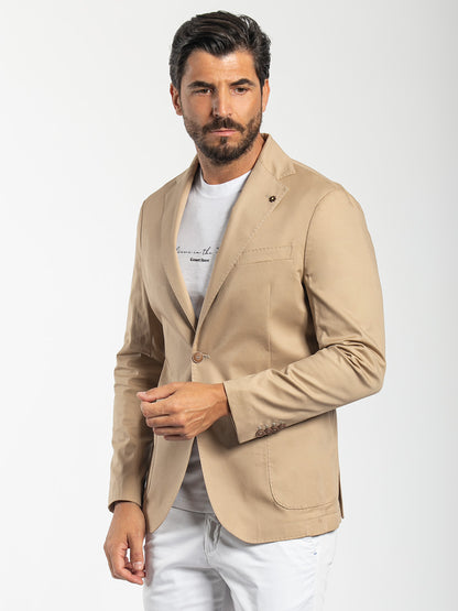 Giacca in cotone stretch