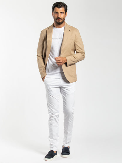 Giacca in cotone stretch