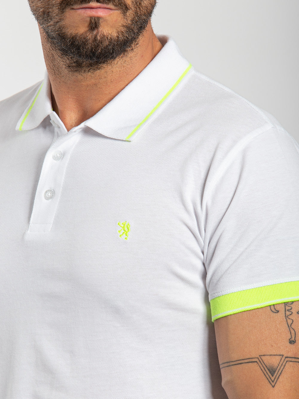 Polo in cotone piquet stretch