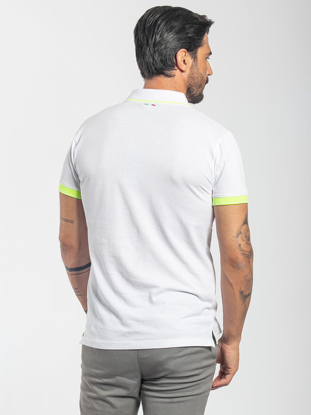 Polo in cotone piquet stretch
