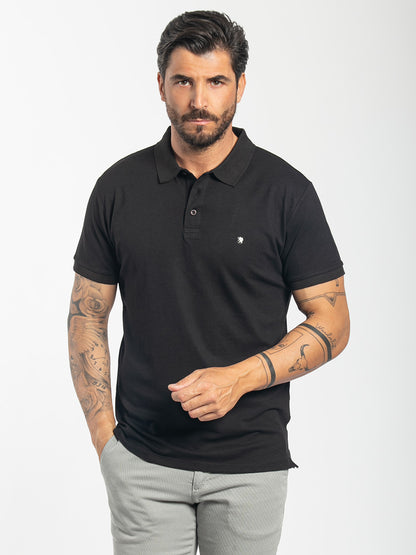 Polo basic in cotone piquet stretch