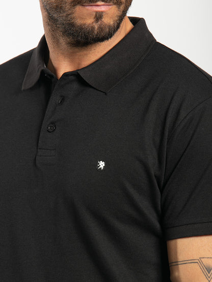Polo basic in cotone piquet stretch