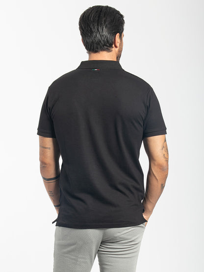 Polo basic in cotone piquet stretch