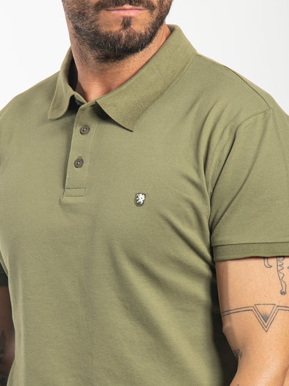 Polo basic in cotone piquet stretch