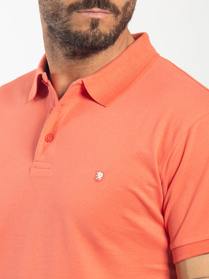 Polo basic in cotone piquet stretch