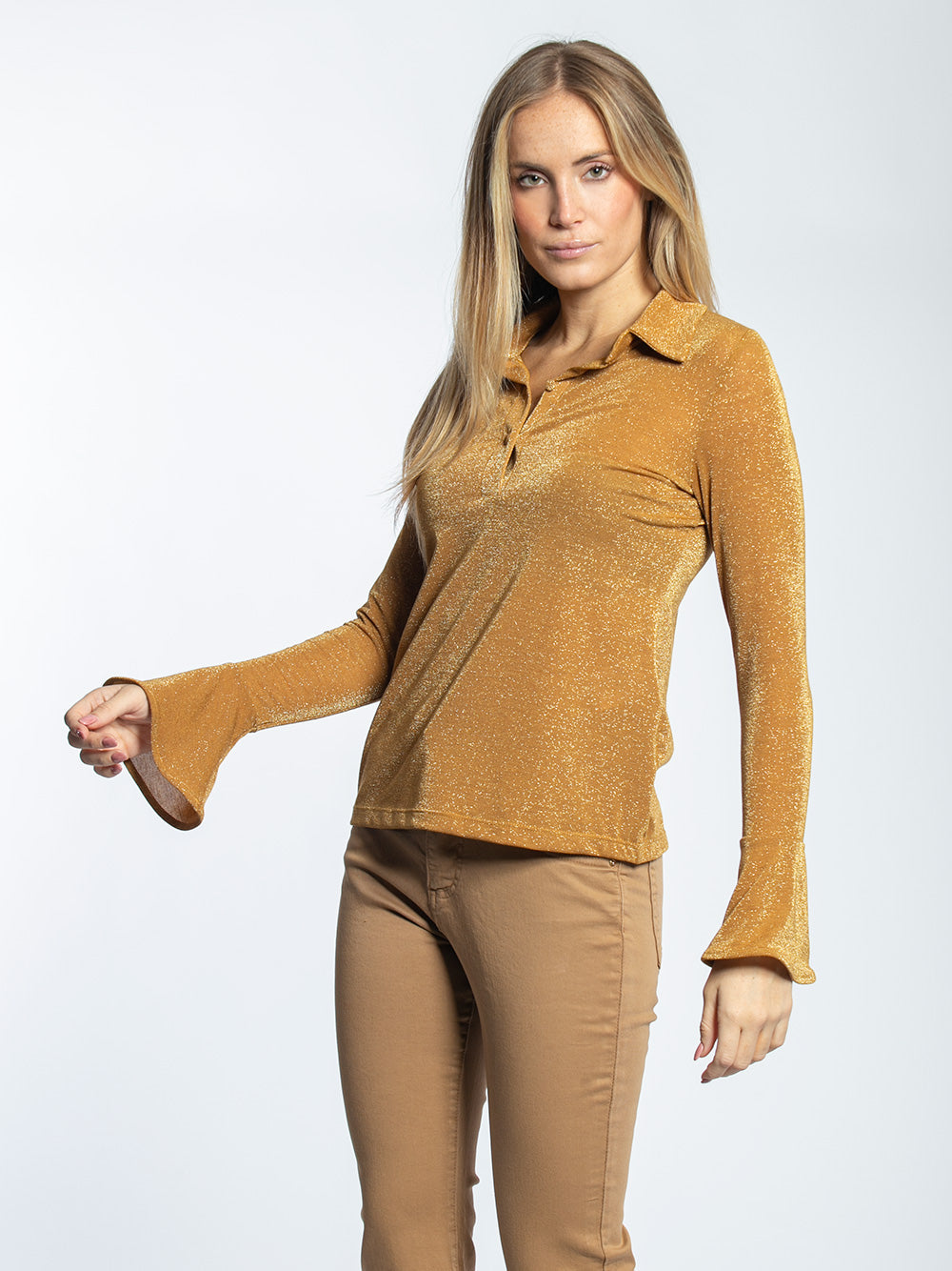 Polo in lurex