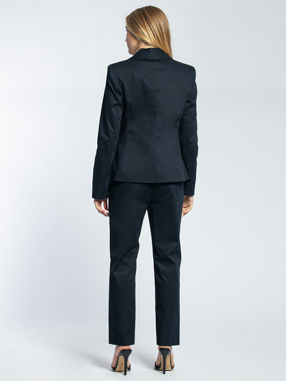 Tailleur monopetto in cotone