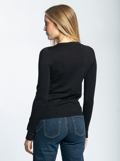 Maglia girocollo basic