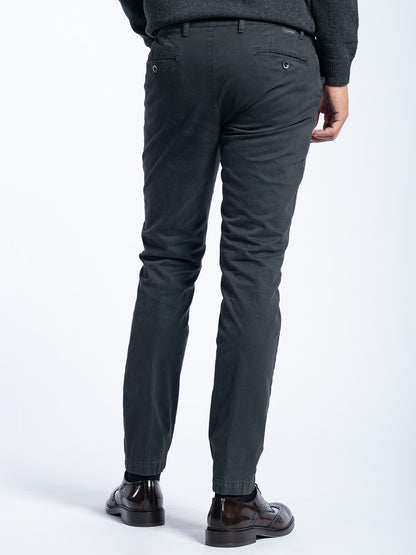 Pantalone in cotone piquet