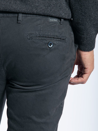 Pantalone in cotone piquet