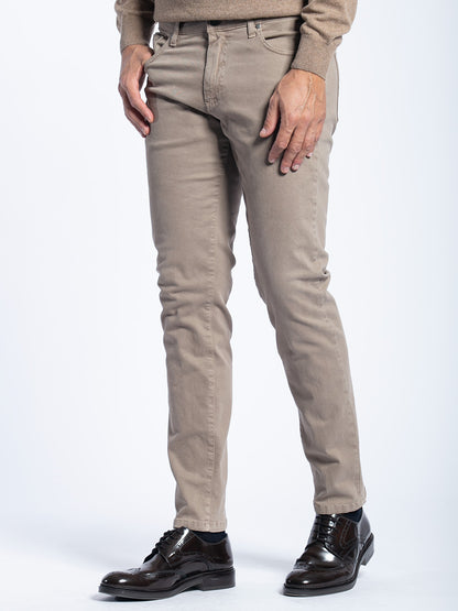 Pantalone 5 tasche cotone