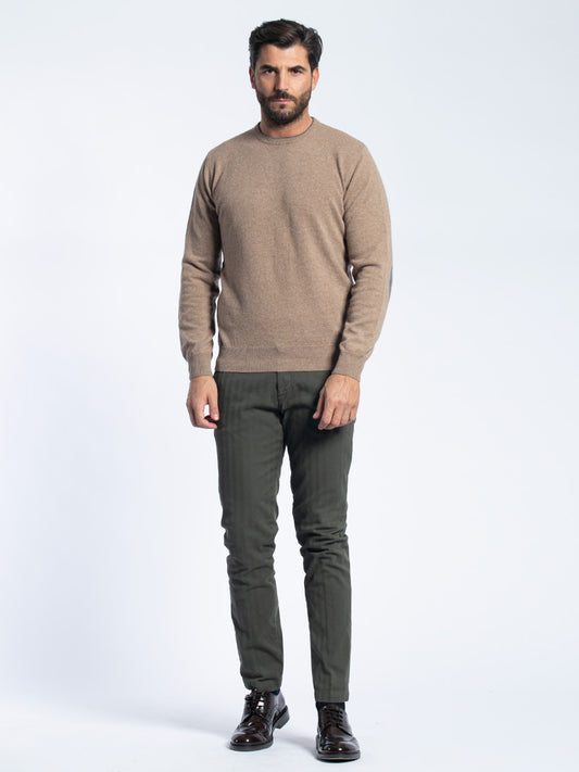 Pantalone chino in cotone aramaturato