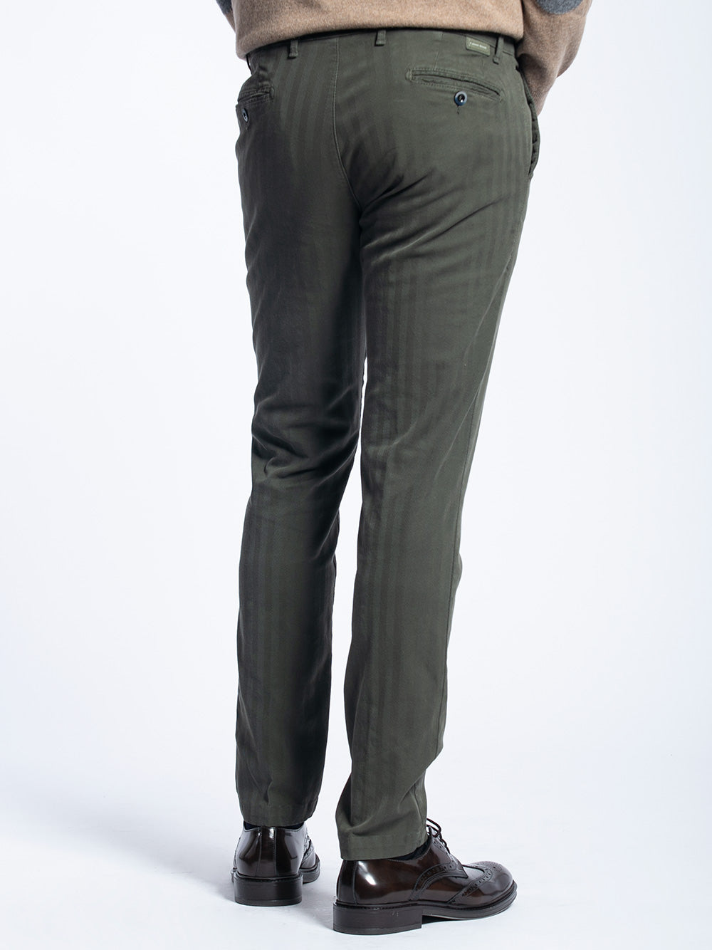 Pantalone chino in cotone aramaturato