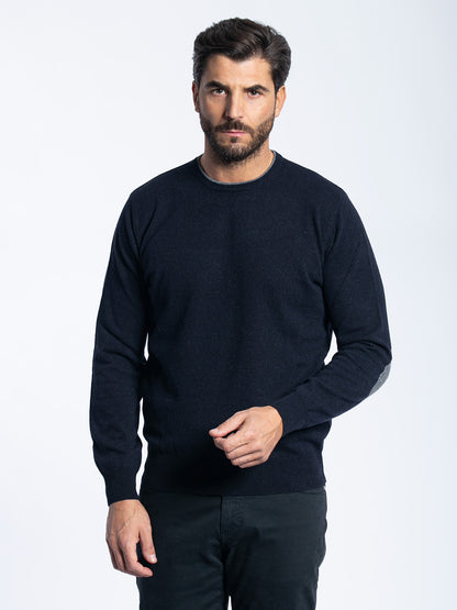 Maglione girocollo lana e cashmere