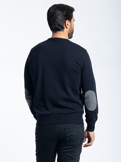 Maglione girocollo lana e cashmere