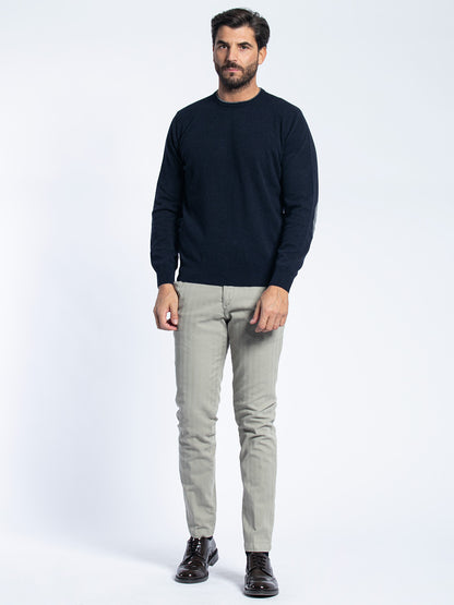 Pantalone chino in cotone aramaturato